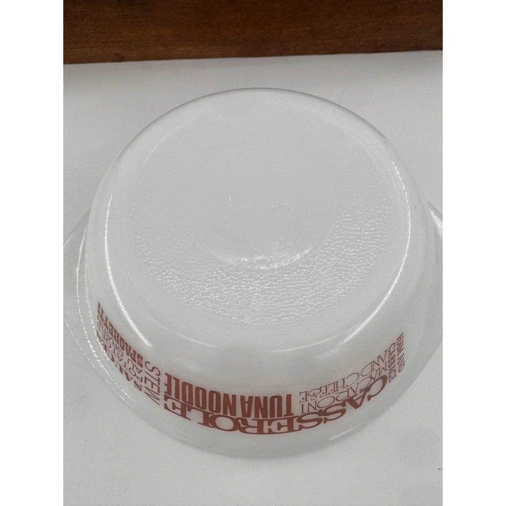 Glasbake vintage milk